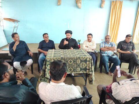 حوزہ نیوز کے نمائندے کی اورنگ آباد کے صحافیوں سے خصوصی ملاقات