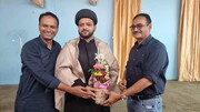 हौज़ा न्यूज़ एजेंसी उर्दू के मुख्य संपादक कि औरंगाबाद में पत्रकारों से खुसूसी मुलाकात/फोंटों
