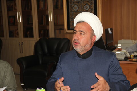 تصاویر / مدیر حوزه علمیه استان قزوین در جلسه ستاد اربعین حسینی استان قزوین