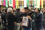 تصاویر/ مراسم وداع با پیکر شهید مدافع امنیت در چالدران