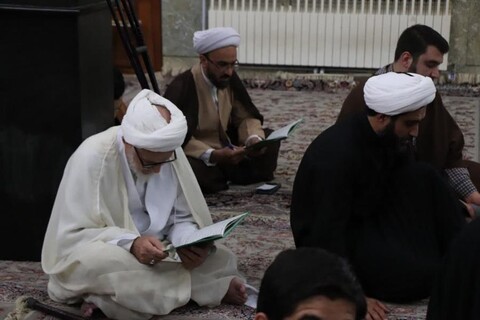 تصاویر/ مراسم گرامیداشت شهدای مدافع حرم در حوزه علمیه بناب