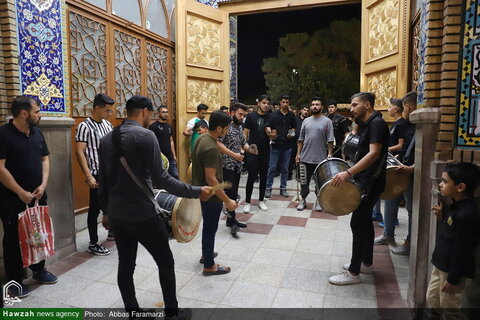 بالصور/ أجواء مرقد السيدة فاطمة المعصومة عليها السلام في ذكرى استشهاد الإمام زين العابدين علي بن الحسين عليه السلام