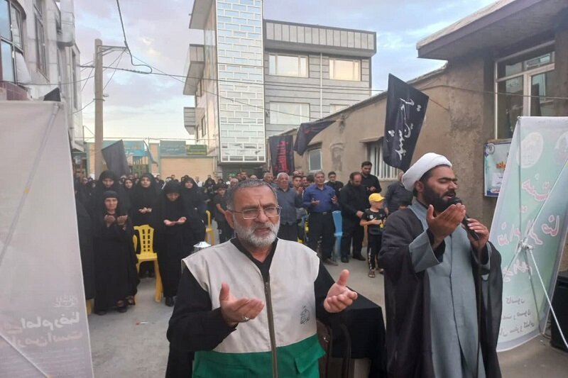 برگزاری مجالس روضه در کوچه های شهرک شهدای سنقر کلیایی + عکس