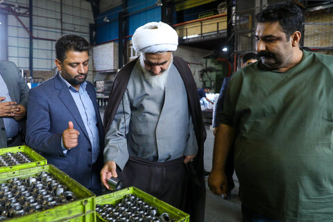 تصاویر / بازدید از سه واحد تولیدی در شهرک صنعتی لیا توسط نماینده ولی فقیه در استان قزوین
