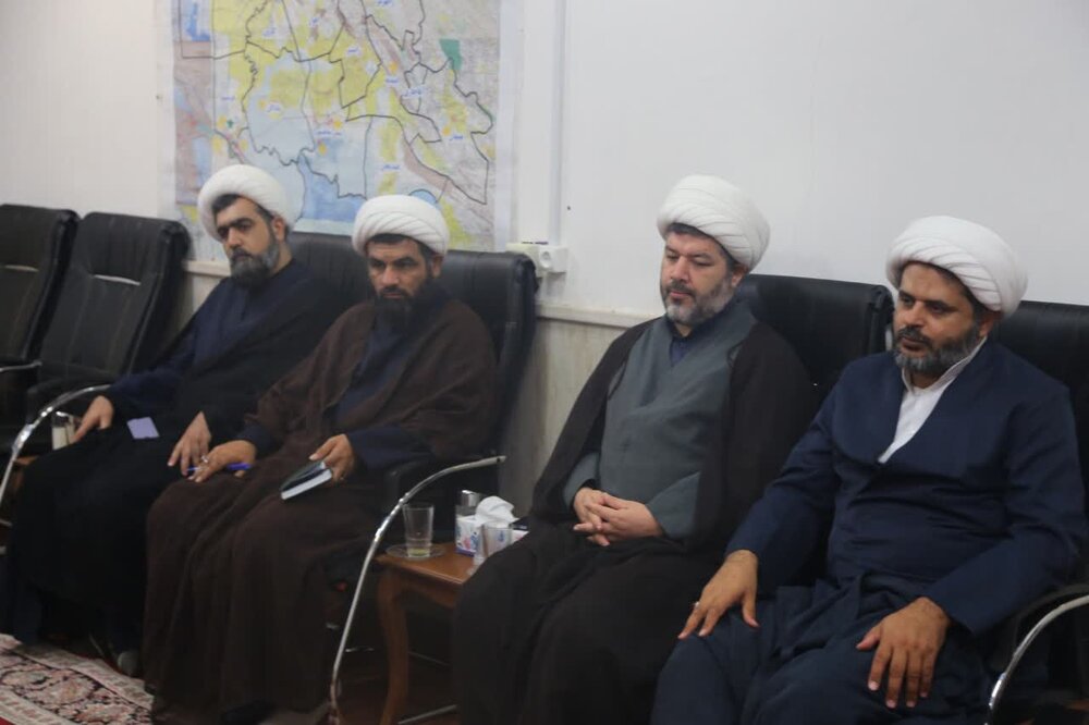 برگزاری جلسه ستاد اربعین حوزه علمیه خوزستان + عکس