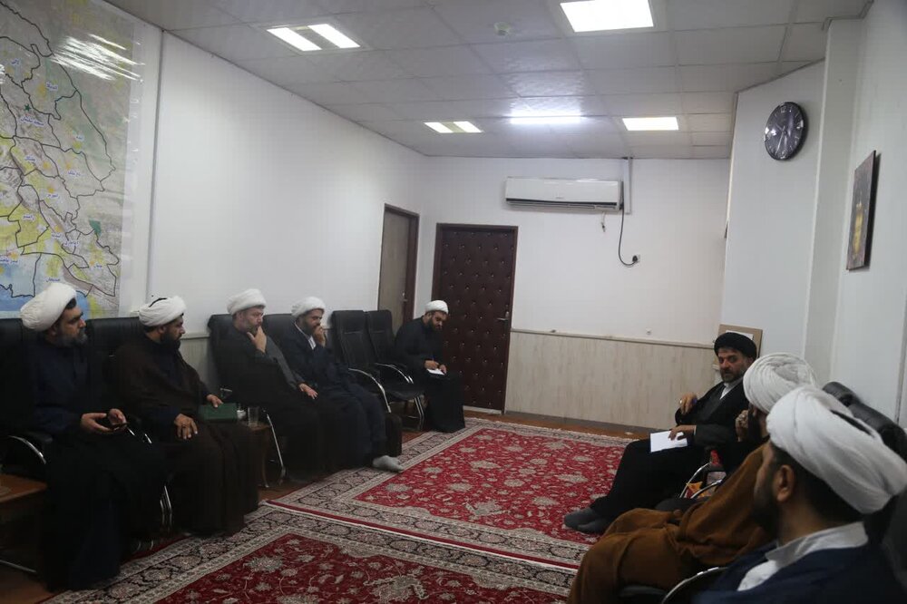 برگزاری جلسه ستاد اربعین حوزه علمیه خوزستان + عکس