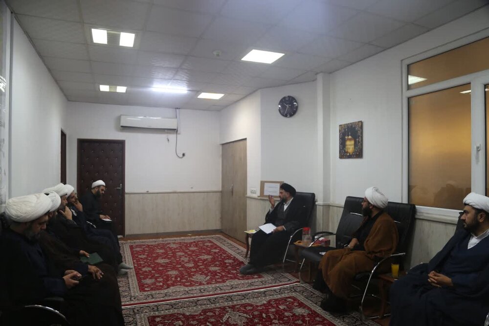 برگزاری جلسه ستاد اربعین حوزه علمیه خوزستان + عکس