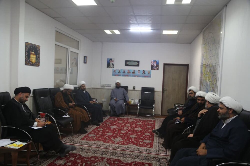 برگزاری جلسه ستاد اربعین حوزه علمیه خوزستان + عکس