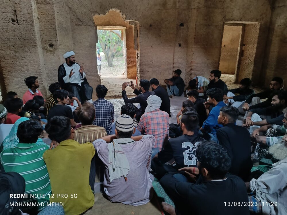 جامعۃ الرسالۃ الالہیہ ہندوستان میں امام سجاد (ع) کی شہادت کی مناسبت سے مجلسِ عزاء کا اہتمام