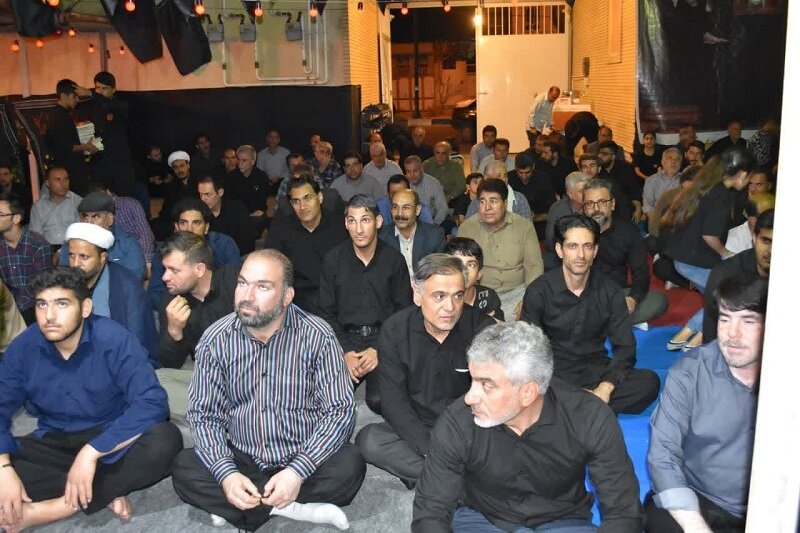 مراسم عزاداری دهه سوم محرم در گیلانغرب برگزار شد + عکس