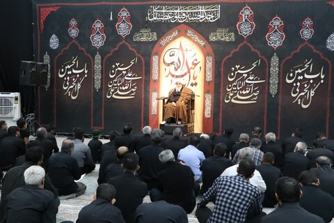 تصاویر/ عزاداری دهه سوم محرم در مسجد جنرال ارومیه