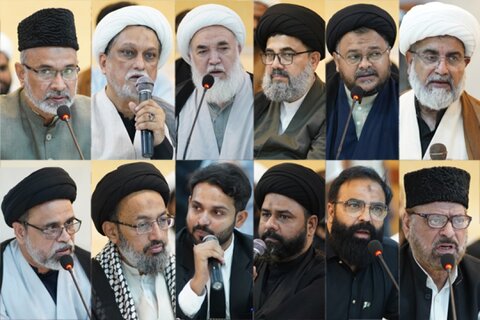 مختلف شیعہ جماعتوں کی کراچی میں مشترکہ پریس کانفرنس
