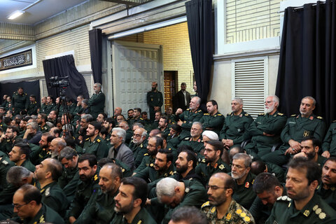 تصاویر/ دیدار فرماندهان سپاه پاسداران با رهبر معظم انقلاب