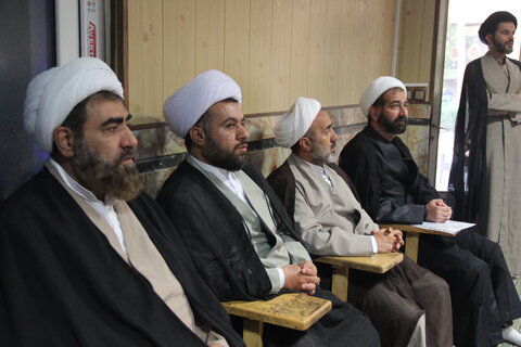 تصاویر / مراسم اختتامیه دوره میثاق طلبگی طلاب مدارس علمیه استان قزوین