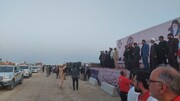 تصاویر/ مانور آغاز خدمت‌رسانی به زائران اربعین حسینی در مرز شلمچه