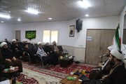 تصاویر/ کرسی آزاد اندیشی قواعد اصولی فقه البیان در حوزه علمیه خوزستان