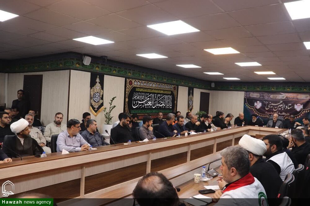 جلسه ستاد اربعین و جمع بندی در شلمچه خوزستان