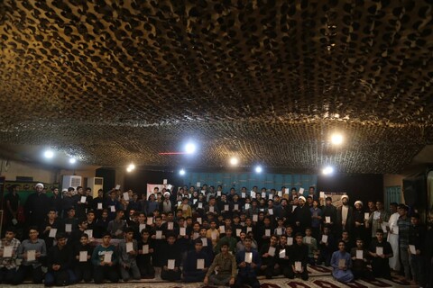 تصاویر/ آئین اختتامیه دوره میثاق طلبگی(۱) ویژه داوطلبین جدید الورود حوزه علمیه خوزستان در مقطع سیکل