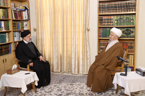 تصاویر/ دیدار رئیس جمهور با مراجع