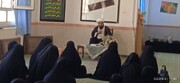 تصاویر/ مراسم شهادت حضرت رقیه (س) در مدرسه علمیه فاطمه الزهرا(س) مراغه