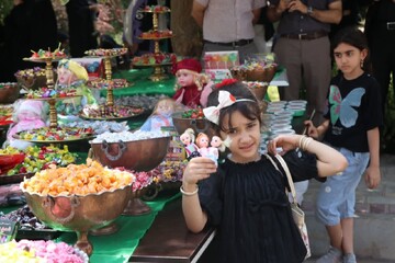 سفره حضرت رقیه(س) در بیمارستان آیت الله یثربی کاشان+ عکس و فیلم