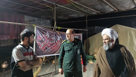 تصاویر/ بازدید امام جمعه نقده از آماده سازی مواکب حسینی در این شهرستان