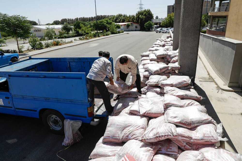 حرم مطہر امام رضا (ع) زائرین اربعین کی خدمت میں پیش پیش / مواکبِ اربعینِ حسینی کو درکار اشیاء کی فراہمی