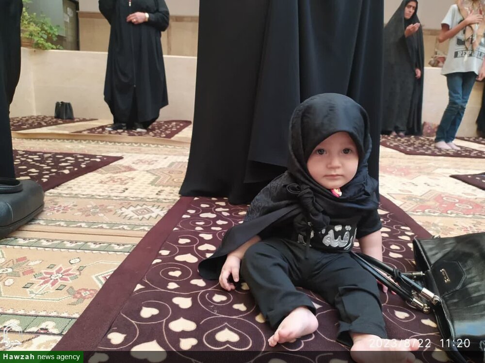 در موکب ریحانه الحسین(ع) دخترهای چادری فرشته شدند