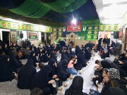 تصاویر/ مراسم شهادت حضرت رقیه سلام الله علیها در مدرسه علمیه خواهران برازجان