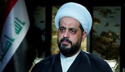 شیخ الخزعلی بر لزوم ارائه درخواست عراق به شورای امنیت برای خروج فوری نیروهای خارجی تأکید کرد