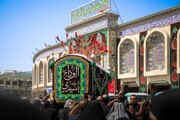 تصاویر/ تشییع نمادین تابوت امام حسن مجتبی (ع) در کربلا