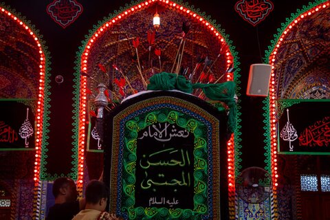 تشییع نمادین پیکر امام حسن مجتبی (ع) در کربلا