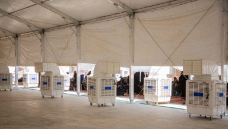 احداث خیمهای مجهز در جوار حرم امام حسین (ع)