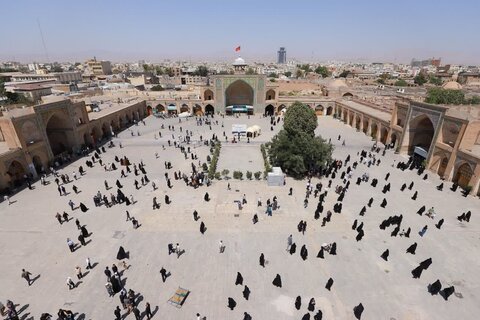 تصاویر/ نماز جمعه قزوین از قاب دوربین