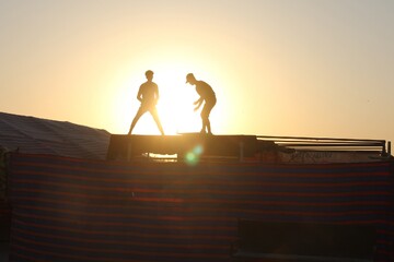 تصاویر/ تجهیز و آماده سازی مواکب اربعین حسینی در کربلا