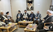 دیدار نماینده ولی‌فقیه در امور حج و زیارت با آیت‌الله حسینی در عراق