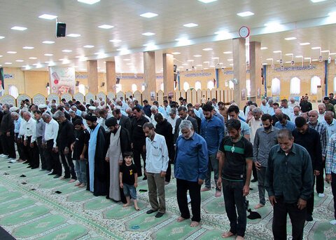تصاویر/ نمازجمعه بندر دیّر در قاب دوربین