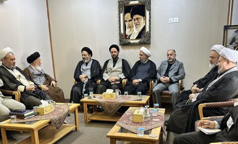 دیدار نماینده ولی‌فقیه در امور حج و زیارت با آیت الله حسینی در عراق