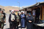 تصاویر/ بازدید نماینده ولی فقیه در کردستان از موکب‌های اربعین در سنندج
