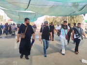 فیلم | حال و هوای زائران اربعین در مرز مهران