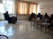 طلاب مدرسه علمیه فاطمة الزهرا(س) اراک با نحوه پاسخگویی به شبهات آشنا شدند