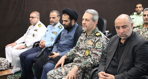 دیدار فرمانده و پرسنل پدافند هوایی بوشهر با امام جمعه
