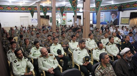 دیدار فرمانده و پرسنل پدافند هوایی بوشهر با امام جمعه