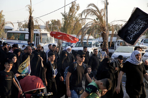 تصاویر/ حضور تولیت آستان قدس رضوی در راهپیمایی اربعین