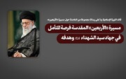 مسيرة «الأربعين» المقدسة فرصة للتأمل في جهاد سيد الشهداء (ع) وهدفه