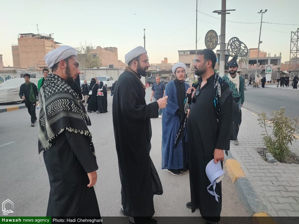 تصاویر/ حضور مبلغین اربعین حسینی در شهر نجف تصاویر/ حضور مبلغین اربعین حسینی در شهر نجف