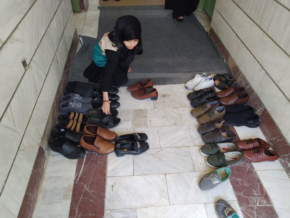 فعالیت جهادی طلاب خواهر تکاب در مرز تمرچین