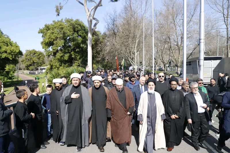 اقامه عزای اربعین حسینی در ملبورن استرالیا +تصاویر