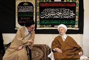 تصاویر/ مراسم عزاداری اربعین حسینی در دفتر آیت الله العظمی مکارم شیرازی