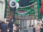 فیلم| عزاداری اربعین حسینی هیئت انصار حسینی کاشان در بازار